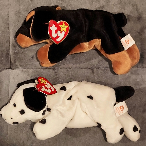 NWT TY TOYS BEANIE BABY 6 DOG BUNDLE ORIGINAL 1996 RETIRED VINTAGE COLLECTIBLES - Picture 6 of 11